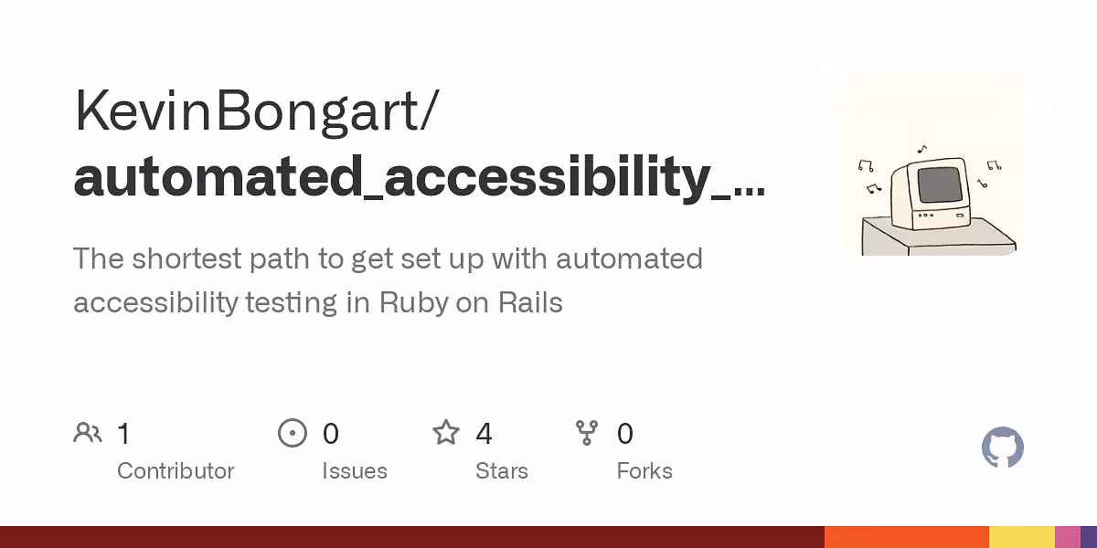 The shortest path to get set up with automated accessibility testing in Ruby on Rails