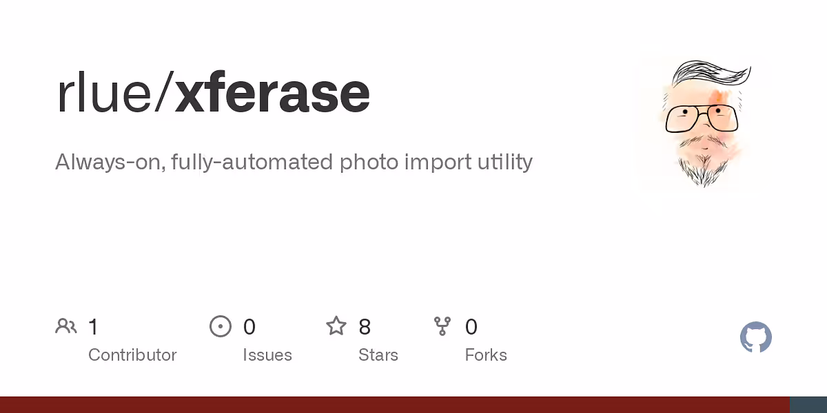 Always-on, fully-automated photo import utility