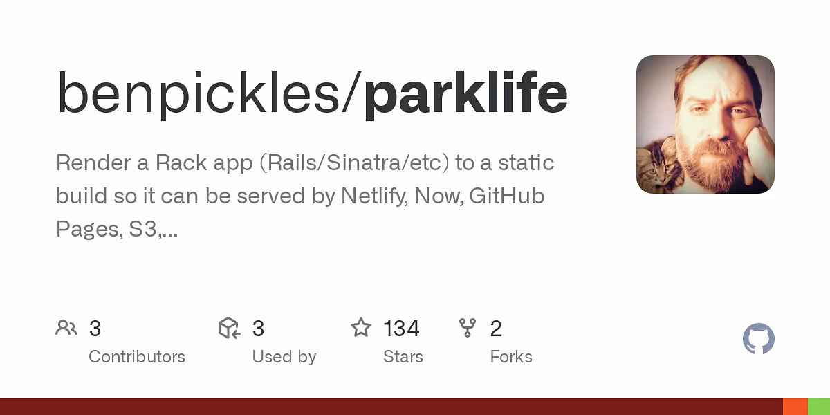 Render a Rack app (Rails/Sinatra/etc) to a static build so it can be served by Netlify, Now, GitHub Pages