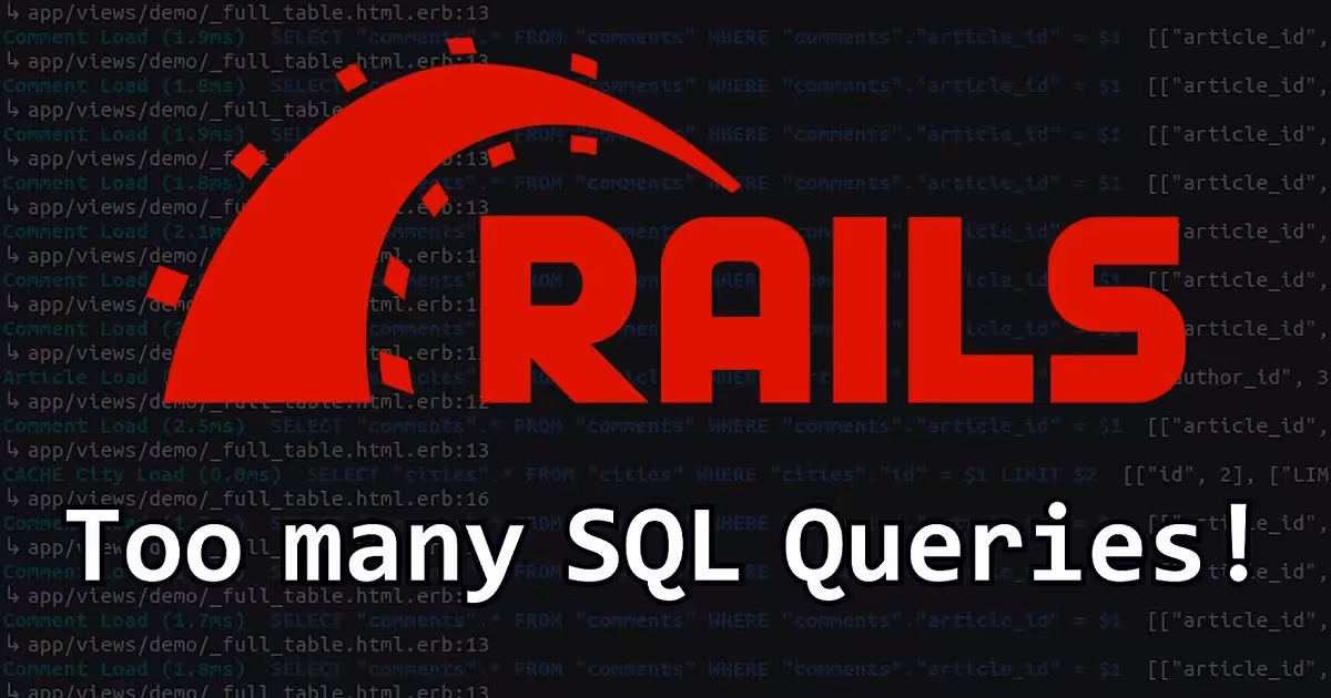 How to improve performance in Ruby on Rails using the includes method. - YouTube