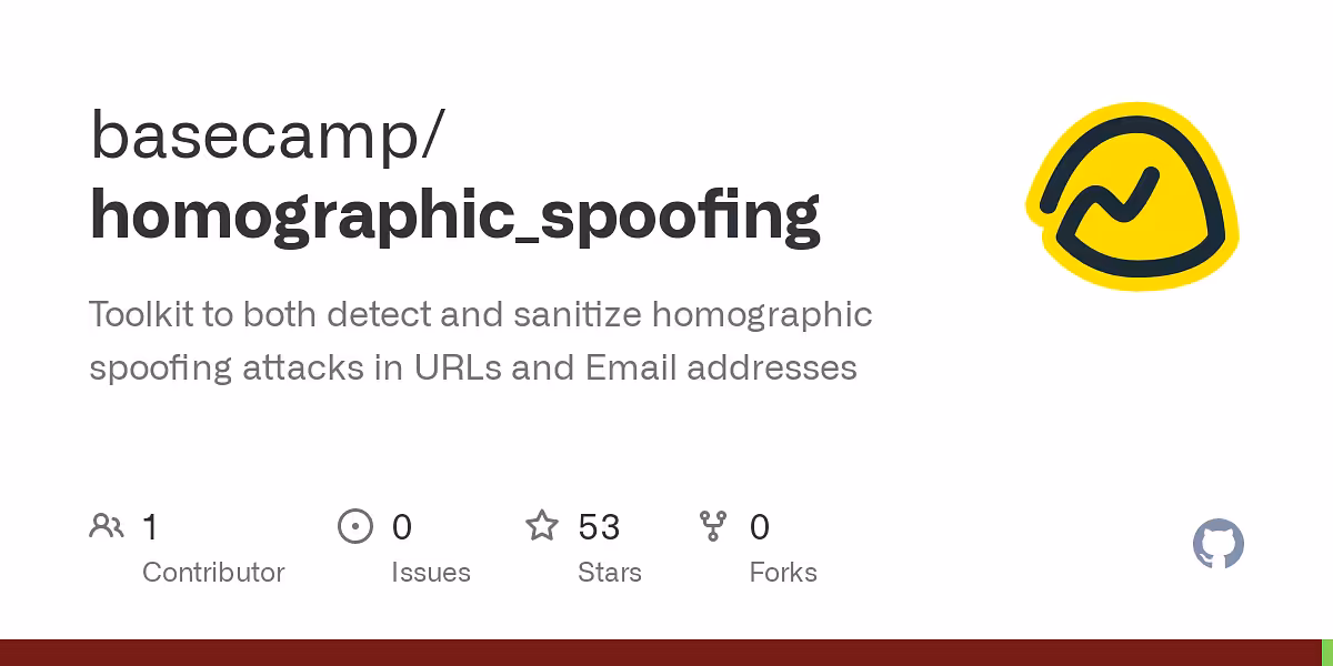 Toolkit to both detect and sanitize homographic spoofing attacks in URLs and Email addresses