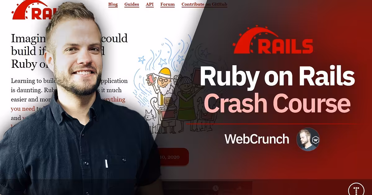 Ruby On Rails Crash Course 2020 - YouTube
