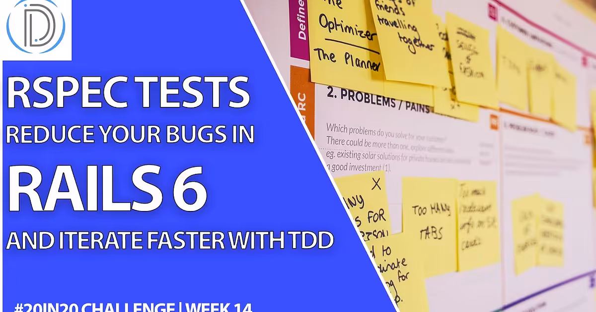 RSpec TDD - How To Unit Test Ruby On Rails 6 Apps For Absolute Beginners | 20in20 - Week 14 - YouTube