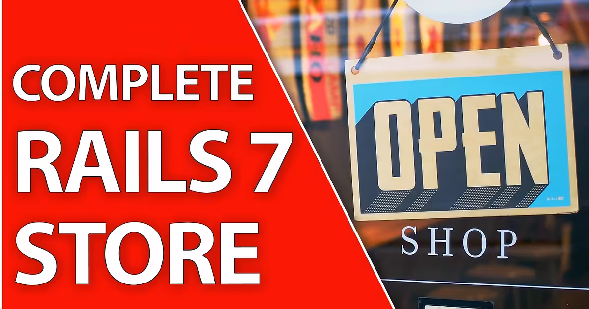 E-Commerce Ruby On Rails Store In Under 15 Minutes! | Ruby On Rails 7 Solidus Gem Spotlight - YouTube
