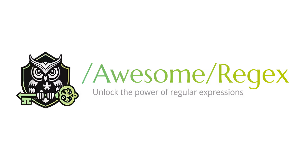  A curated collection of awesome regex tools, tutorials, libraries, etc.