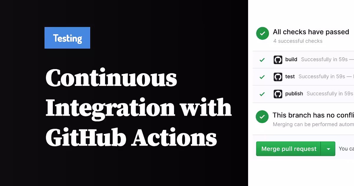 Continuous Integration for Ruby on Rails with GitHub Actions (Example) | GoRails
