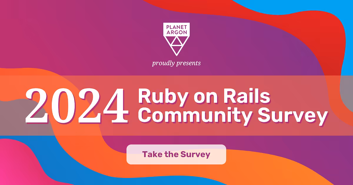 Ruby on Rails Community Survey 2024