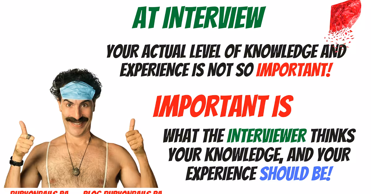 Let me tell you a secret, about Interviewing!