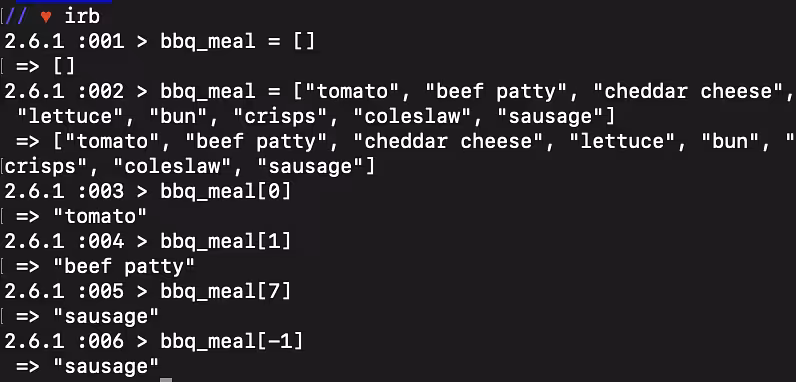 Ruby: Arrays and Hashes Part 1
