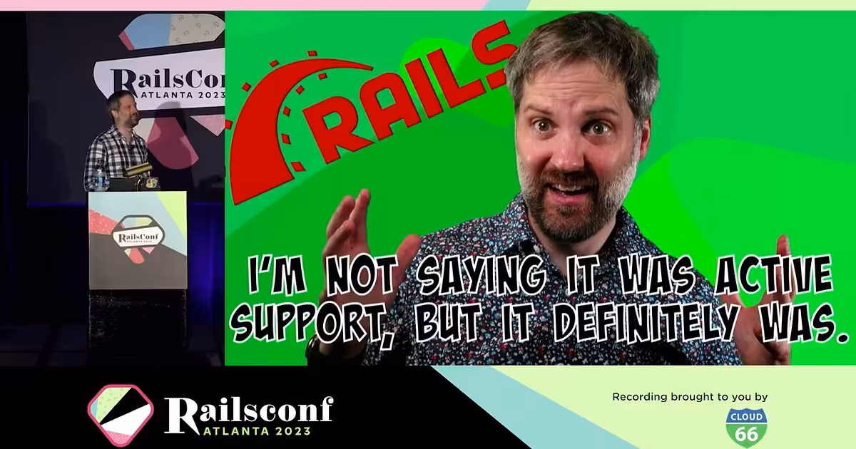 RailsConf 2023 - Keynote: Aaron Patterson - YouTube