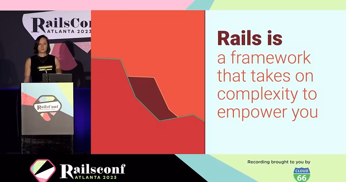 RailsConf 2023 - Keynote by Eileen Uchitelle - YouTube