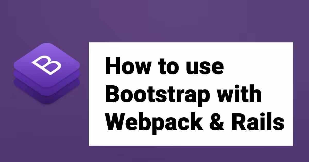 How to use Bootstrap with Webpack 