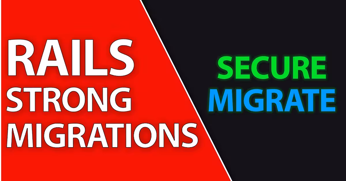 Strong Migrations Gem for Ruby on Rails 7 - YouTube