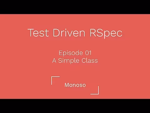 Test Driven RSpec - YouTube