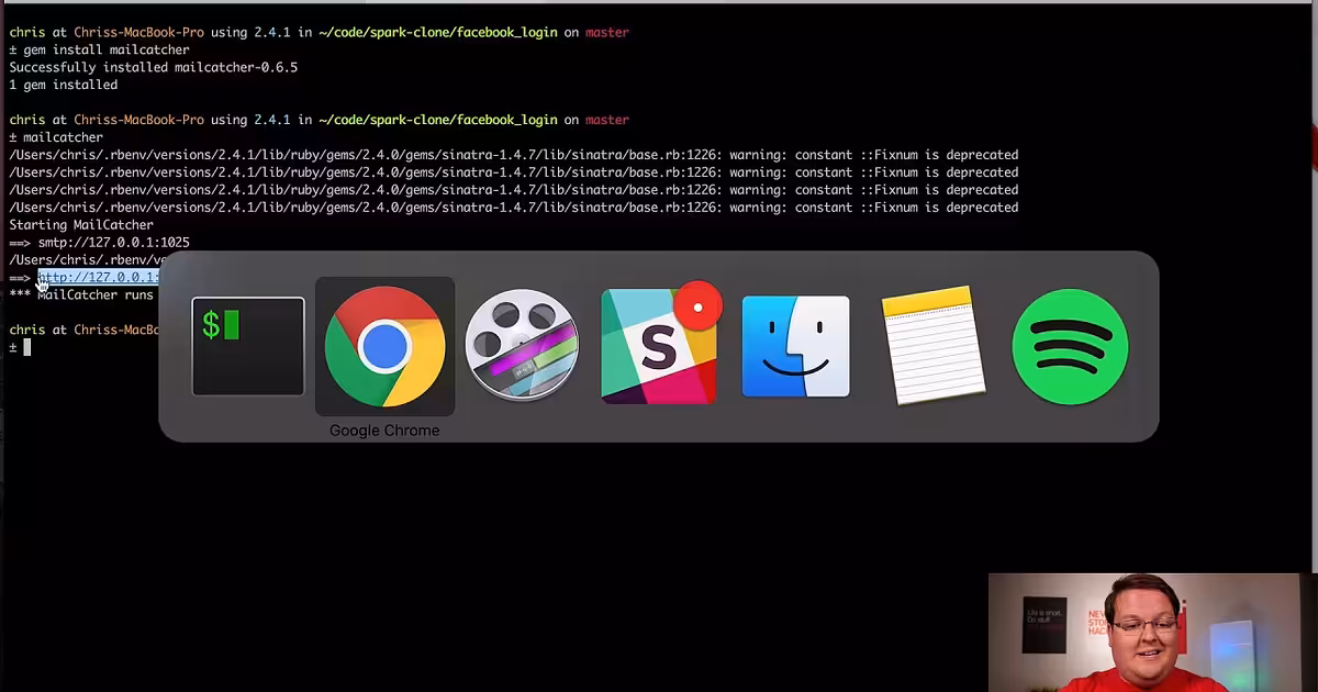 Testing Emails in Development with Mailcatcher