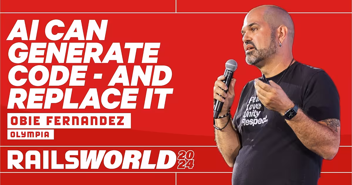 Obie Fernandez - Empowering the Individual: Rails on AI - Rails World 2024 - YouTube