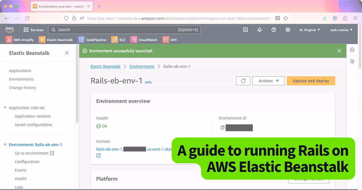 Running Rails on AWS Elastic Beanstalk