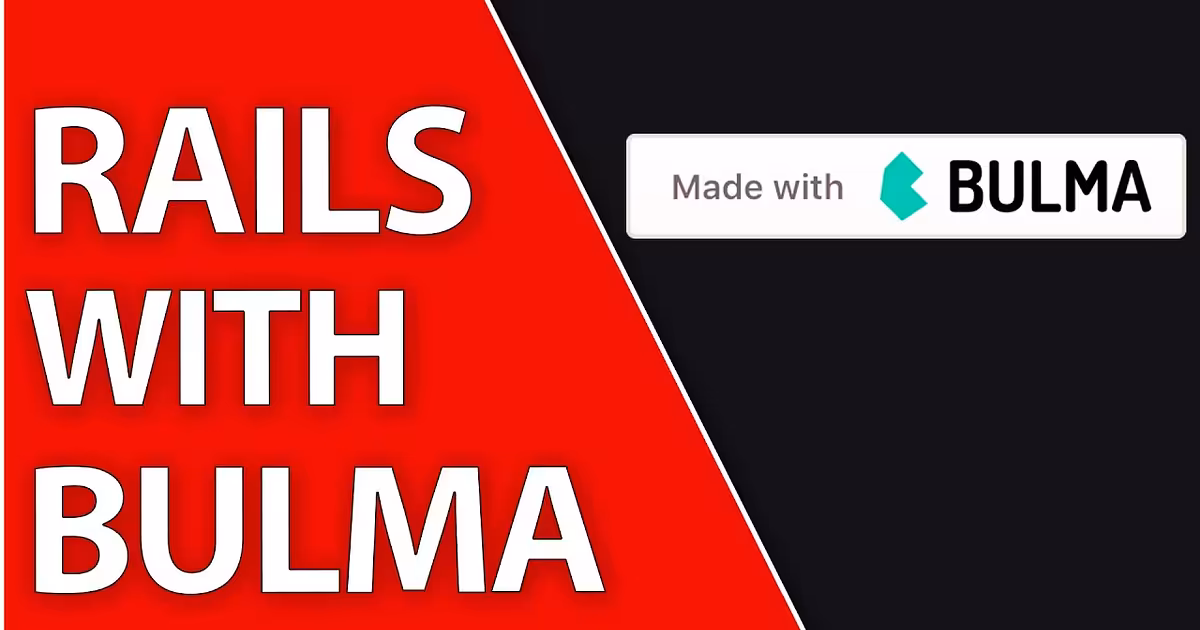 Bulma CSS with Ruby on Rails 7 - YouTube