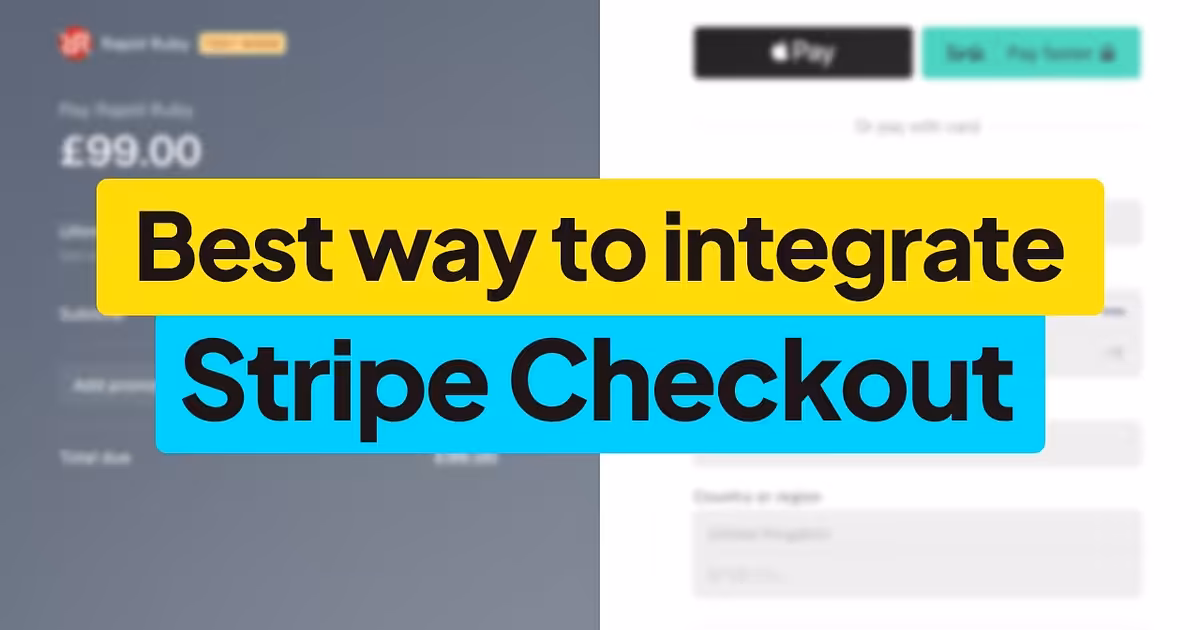 Stripe checkout in UNDER FIVE MINUTES! - YouTube