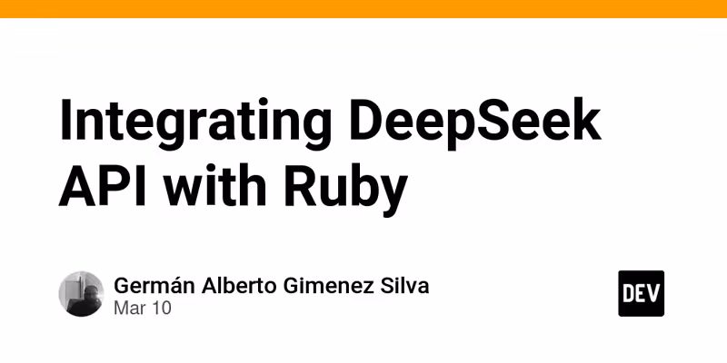 Integrating DeepSeek API with Ruby - DEV Community