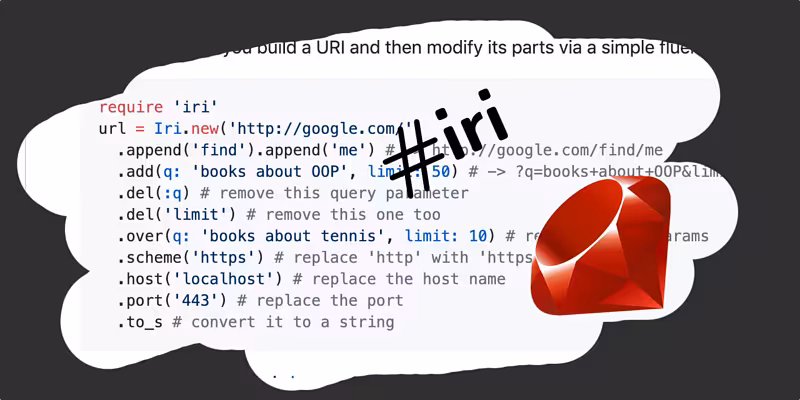 yegor256/iri: Simple and immutable URI/URL builder in Ruby, with a fluent interface