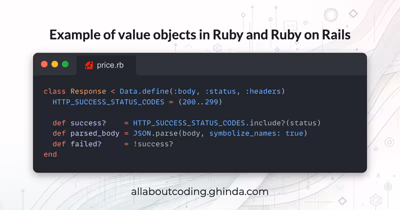 Examples of Value Objects with Ruby's Data Class