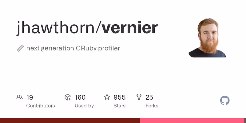 jhawthorn/vernier: ๐ next generation CRuby profiler