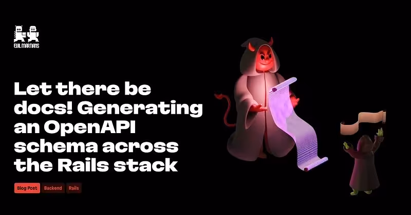 Let there be docs! Generating an OpenAPI schema across the Rails stack
