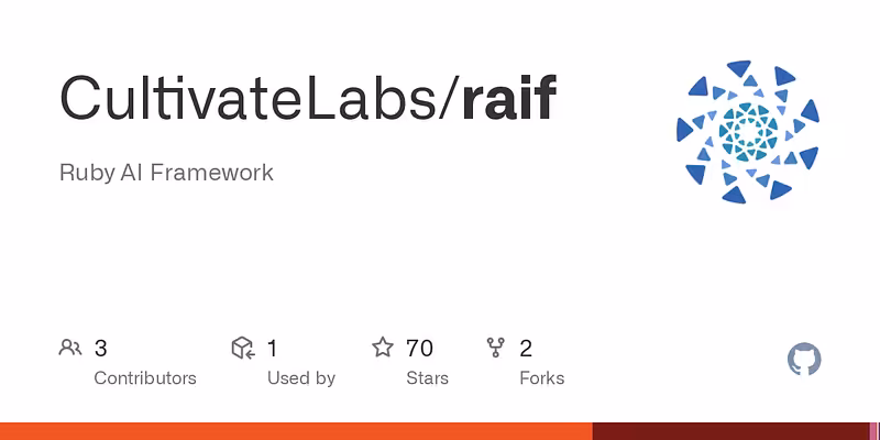 CultivateLabs/raif: Ruby AI Framework