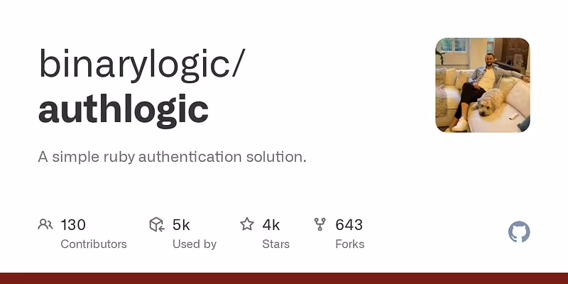 binarylogic/authlogic: A simple ruby authentication solution.