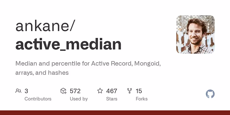 ankane/active_median: Median and percentile for Active Record, Mongoid, arrays, and hashes