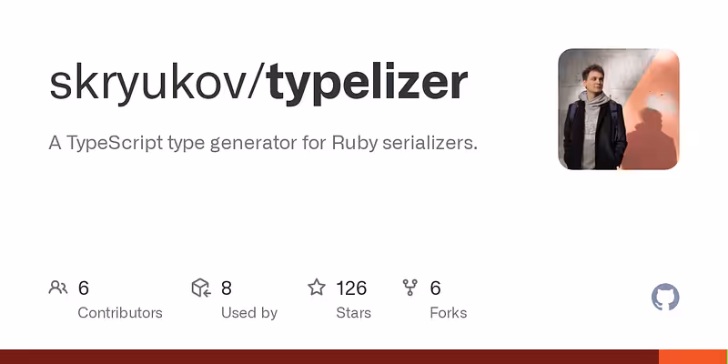 skryukov/typelizer: A TypeScript type generator for Ruby serializers.