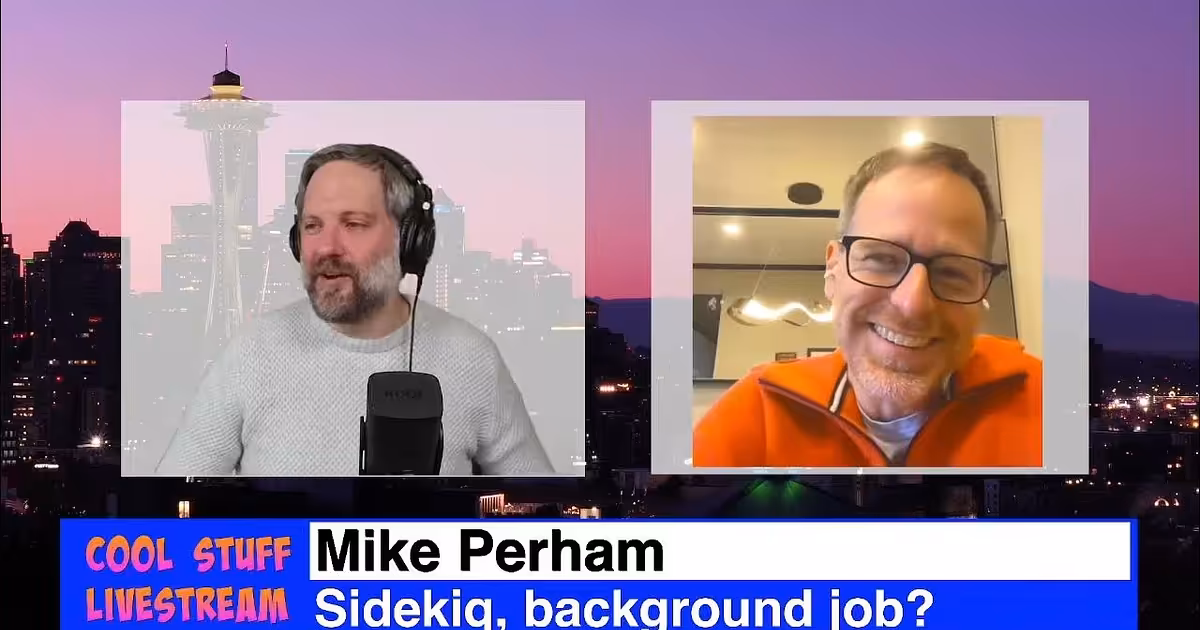 Pairin' with Aaron: Hacking on Sidekiq with Mike! - YouTube