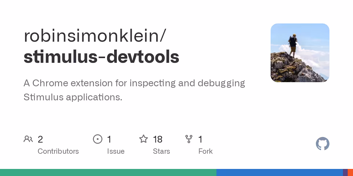 robinsimonklein/stimulus-devtools: A Chrome extension for inspecting and debugging Stimulus applications.