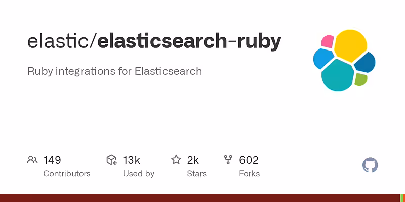 elastic/elasticsearch-ruby: Ruby integrations for Elasticsearch