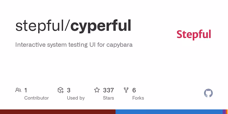stepful/cyperful: Interactive system testing UI for capybara