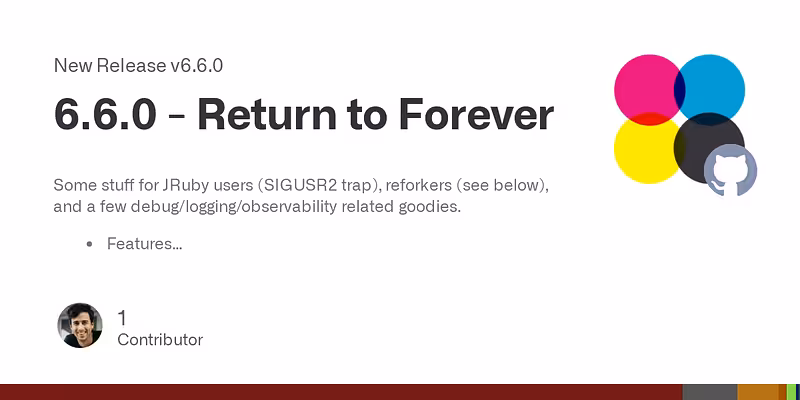 Release 6.6.0 - Return to Forever · puma/puma