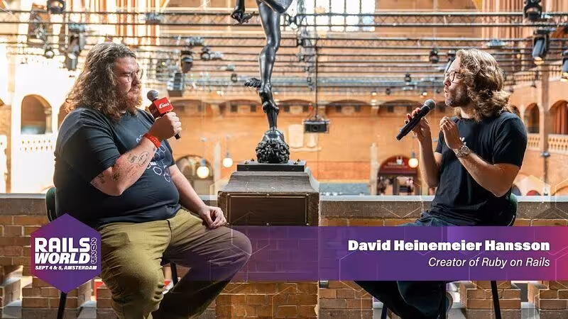 A Chat with DHH: What's coming in the Rails World Opening Keynote? - YouTube