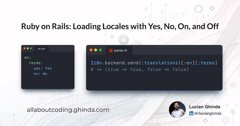 Localization in Ruby on Rails: Yes/No, On/Off