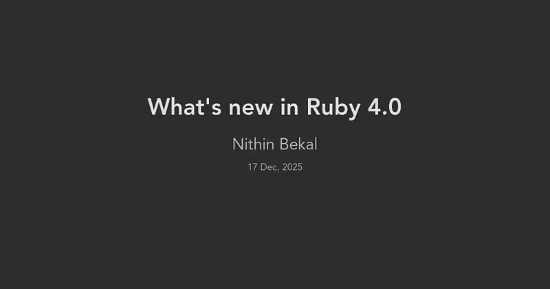 What's new in Ruby 4.0
