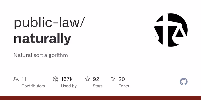 public-law/naturally: Natural sort algorithm