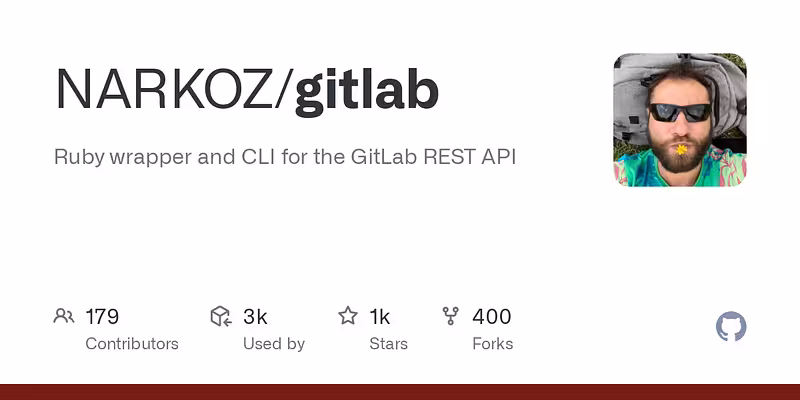 NARKOZ/gitlab: Ruby wrapper and CLI for the GitLab REST API