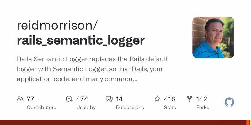 Rails Semantic Logger replaces the Rails default logger with Semantic Logger