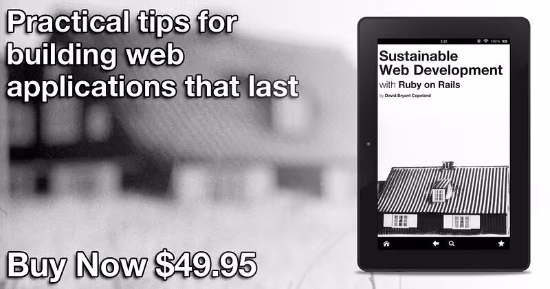 Sustainable Web Development with Ruby on Rails is out of Print