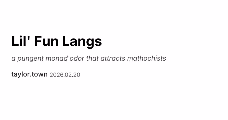 Lil' Fun Langs