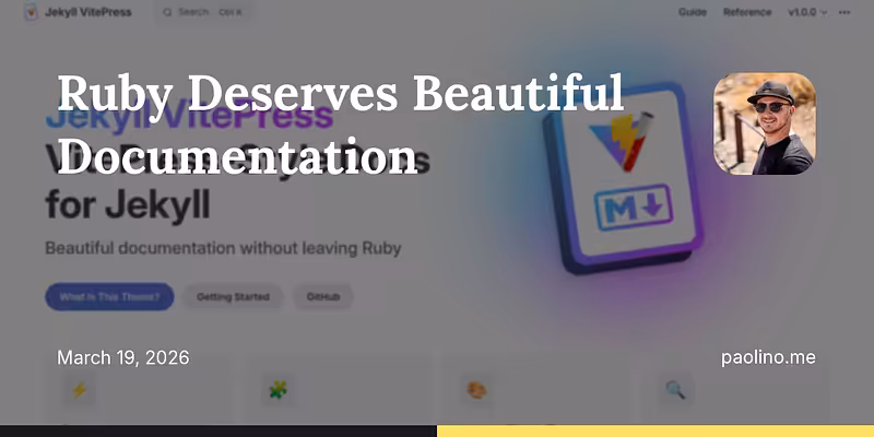 Ruby Deserves Beautiful Documentation