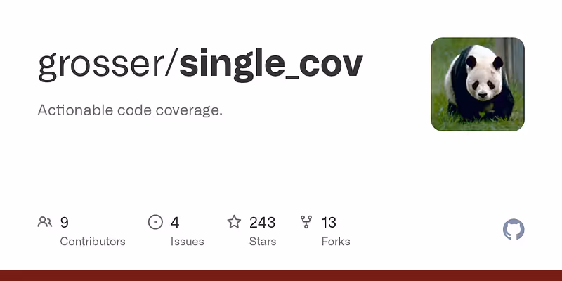 grosser/single_cov: Actionable code coverage.