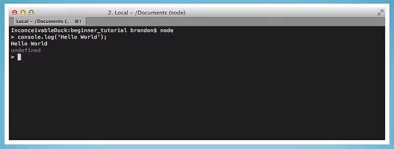 The Absolute Beginner's Guide to Node.js