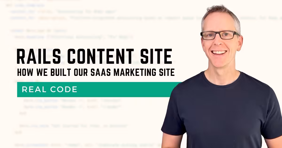 NextJS to Rails: The code that powers our new marketing site - YouTube