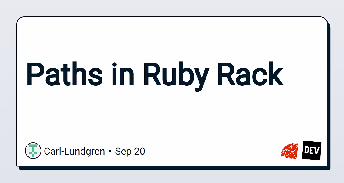 Paths in Ruby Rack 